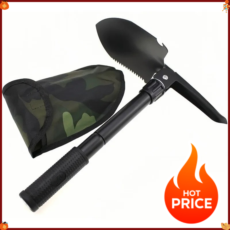 Gardening Tools Best - Pala Plegable para Camping, Jardinería y