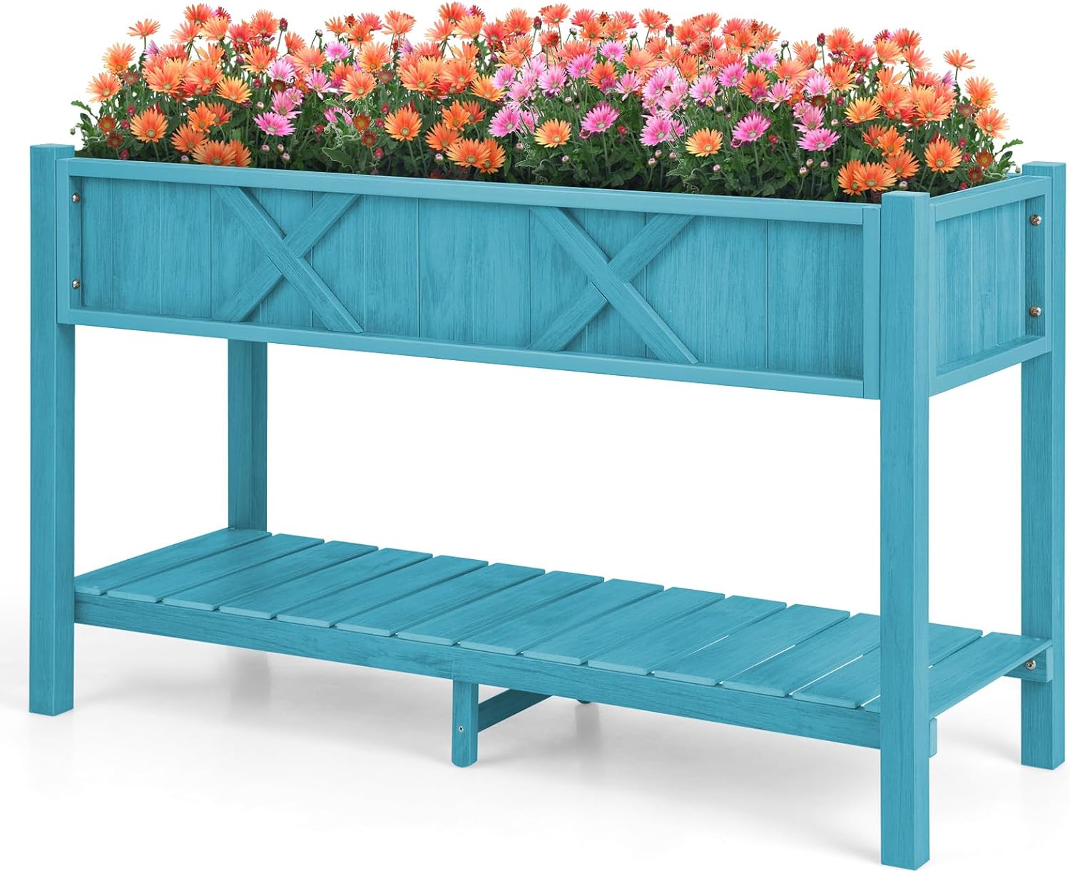 Raised Bed Planter Box - Jardinera elevada con patas, caja de