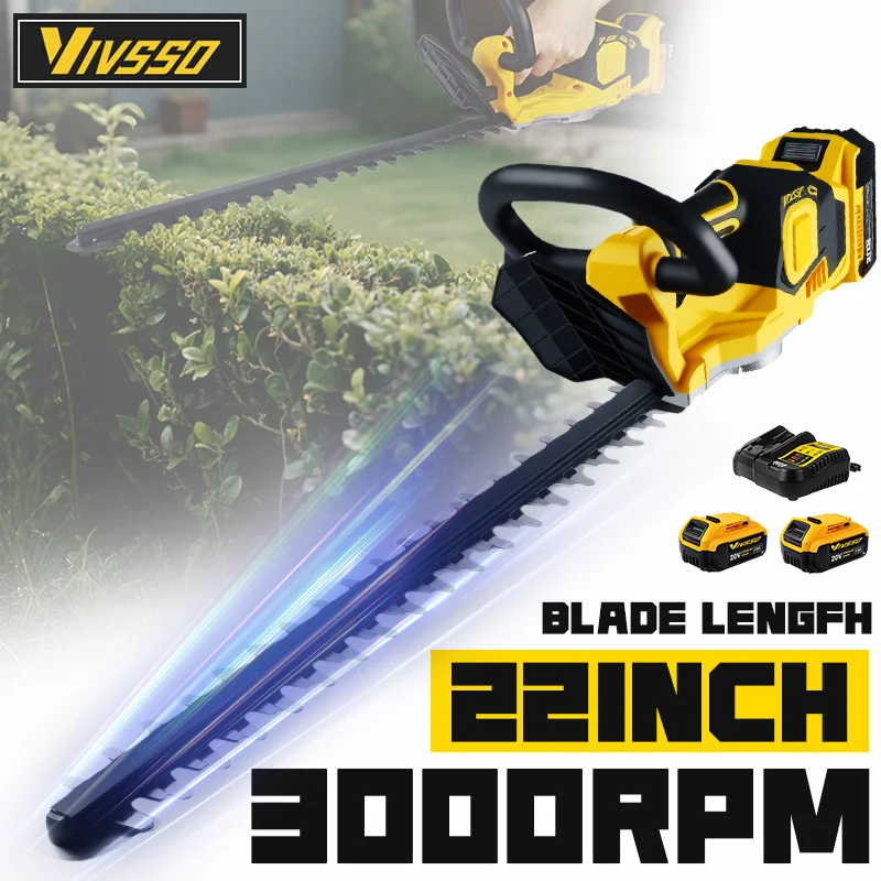 Gardening Tools Rake - VIVSSO- cortasetos eléctrico inalámbrico, cortacésped doméstico,