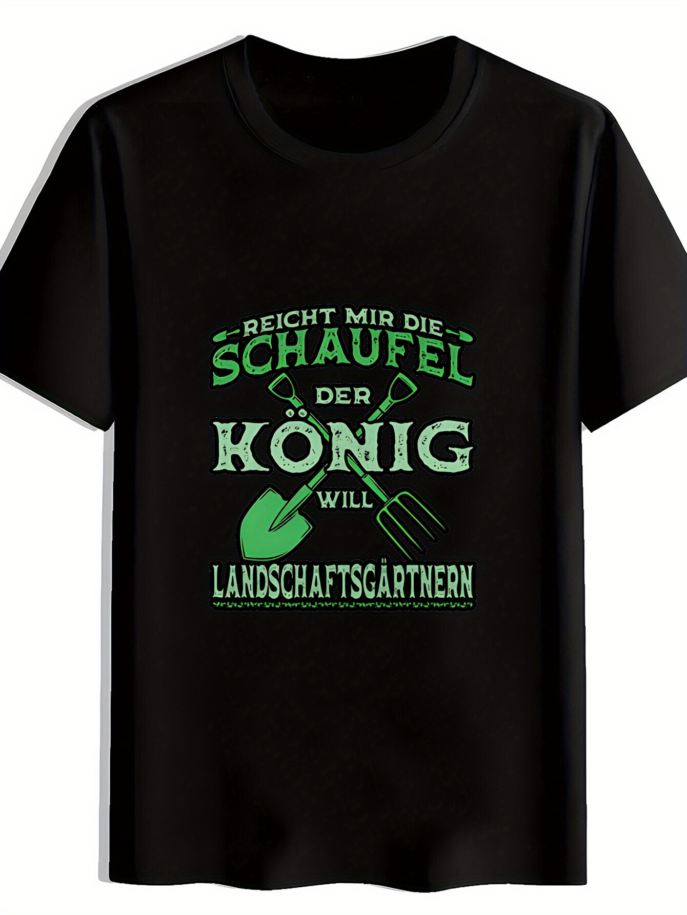 Gardening Tools German - Camiseta Casual de Manga Corta para