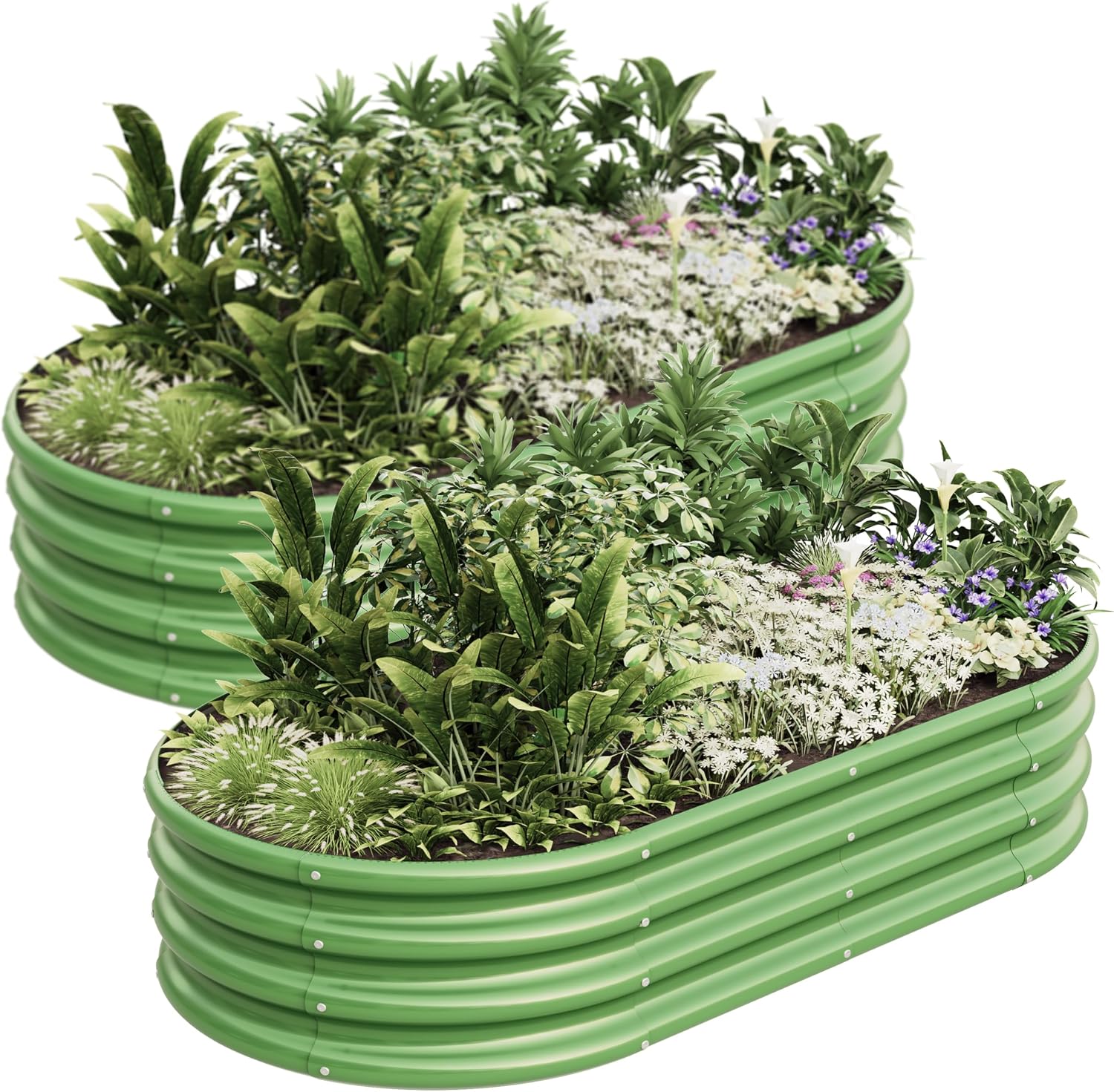 Raised Bed Planter Box - Kit de Jardinera Elevada Galvanizada de