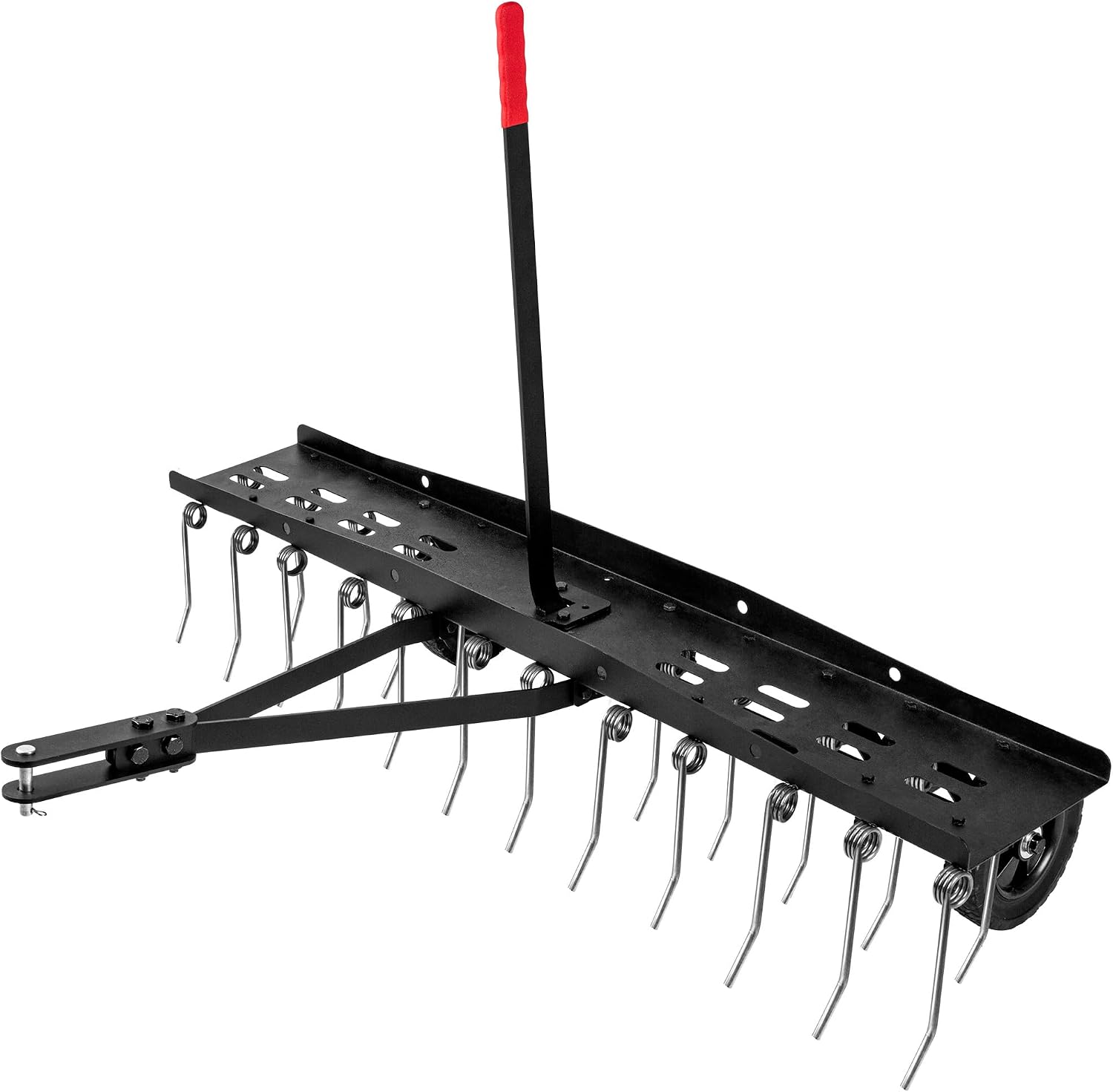 Gardening Tools Rake - Rastrillo Desbrozador de Césped Remolcable, Equipo