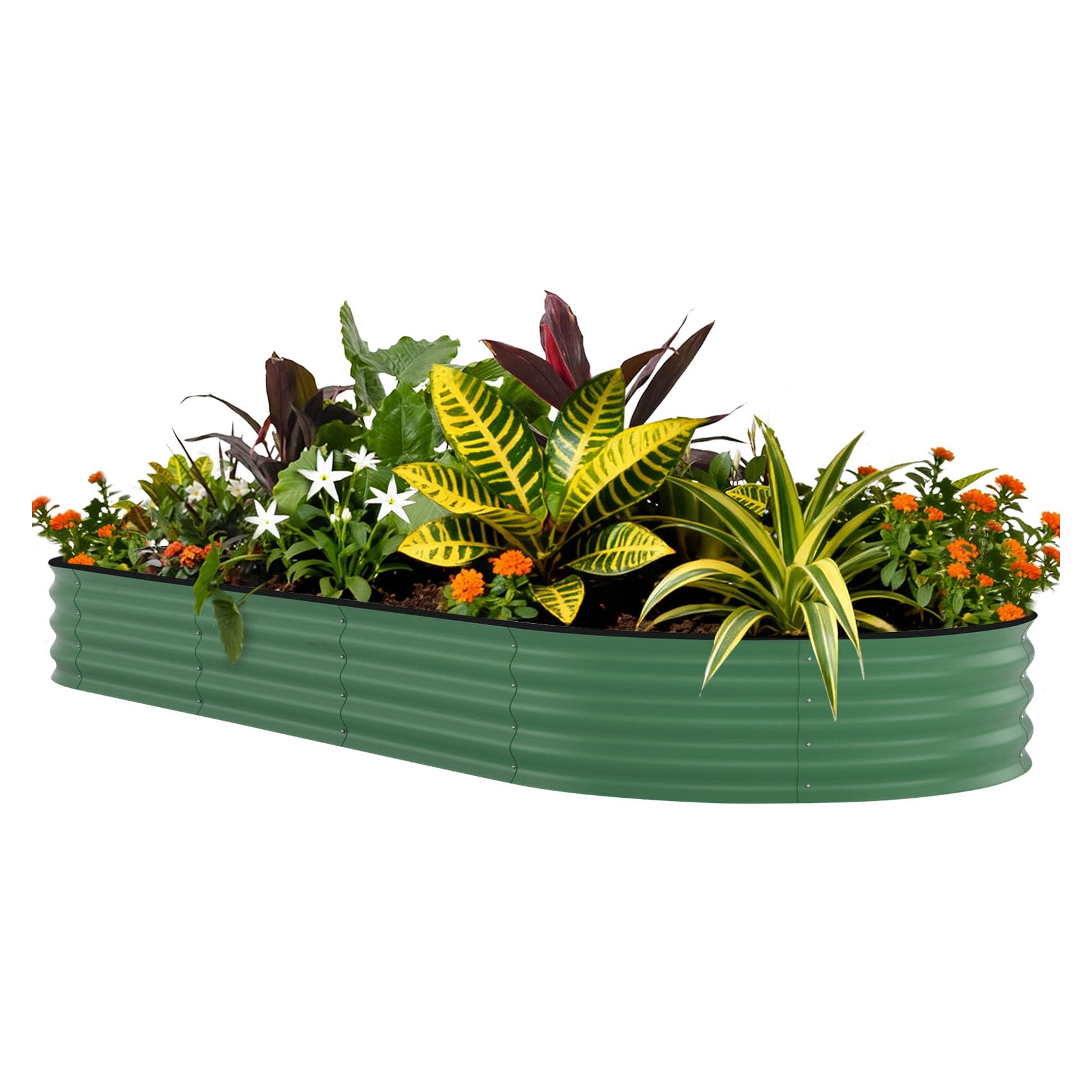 Raised Bed Planter Box - Jardinera Elevada Galvanizada de 8x4x1.5 pies