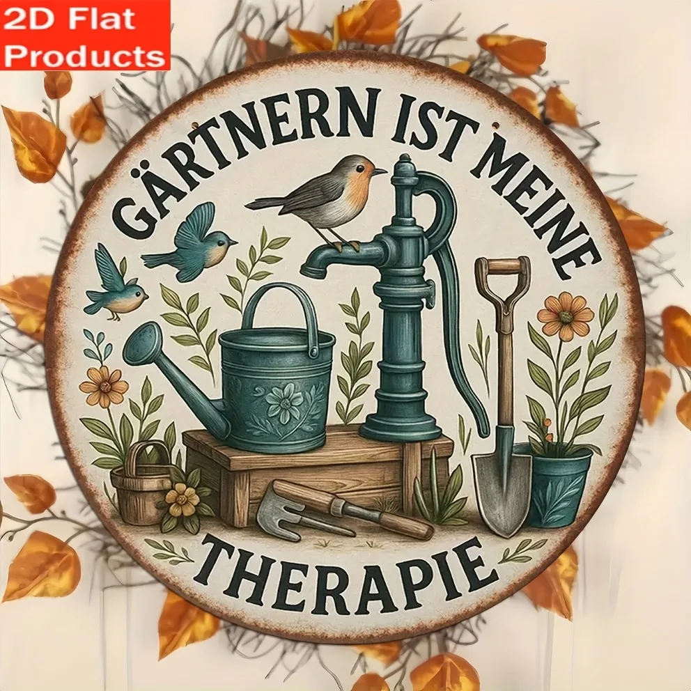 Plano 2D: 1 letrero de jardín  - Gardening Tools German reseña y precio