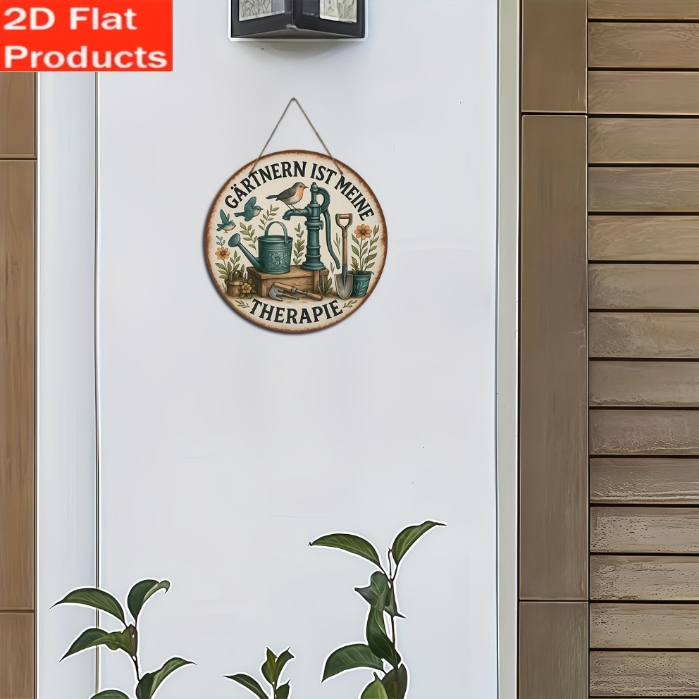 Plano 2D: 1 letrero de jardín  - Gardening Tools German reseña y precio