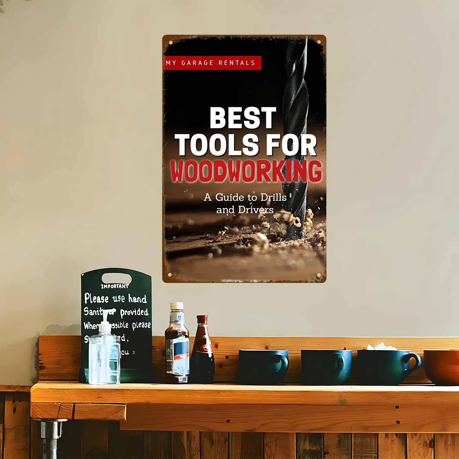 Letrero Metálico Decorativo 2D - Gardening Tools Best reseña y precio