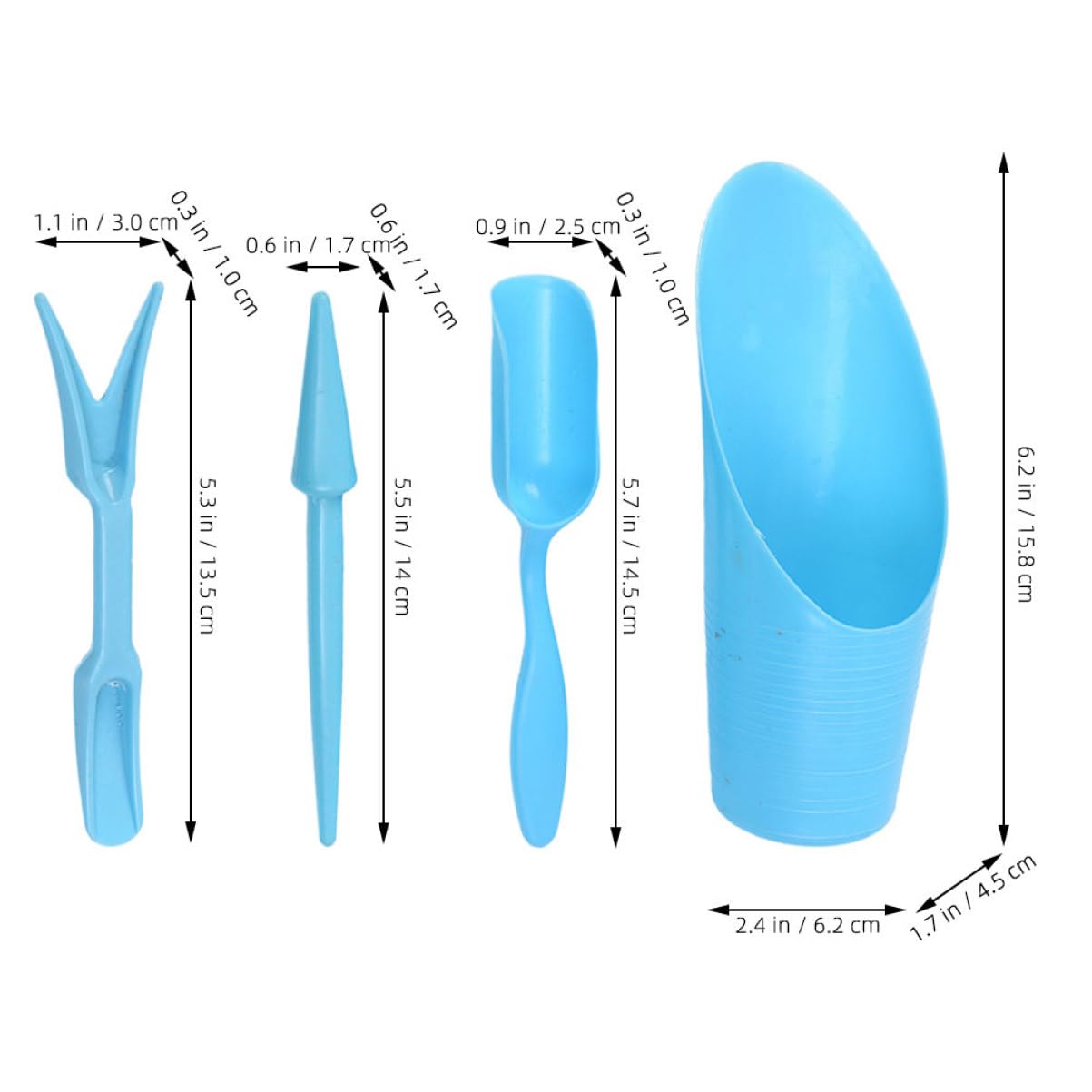 4 unids/set, pala de cubo dura - Gardening Tools Shop reseña y precio