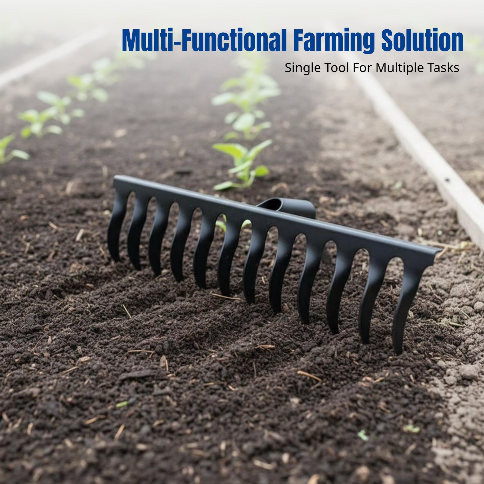 Rastrillo Espiral de Acero al  - Gardening Tools Rake reseña y precio