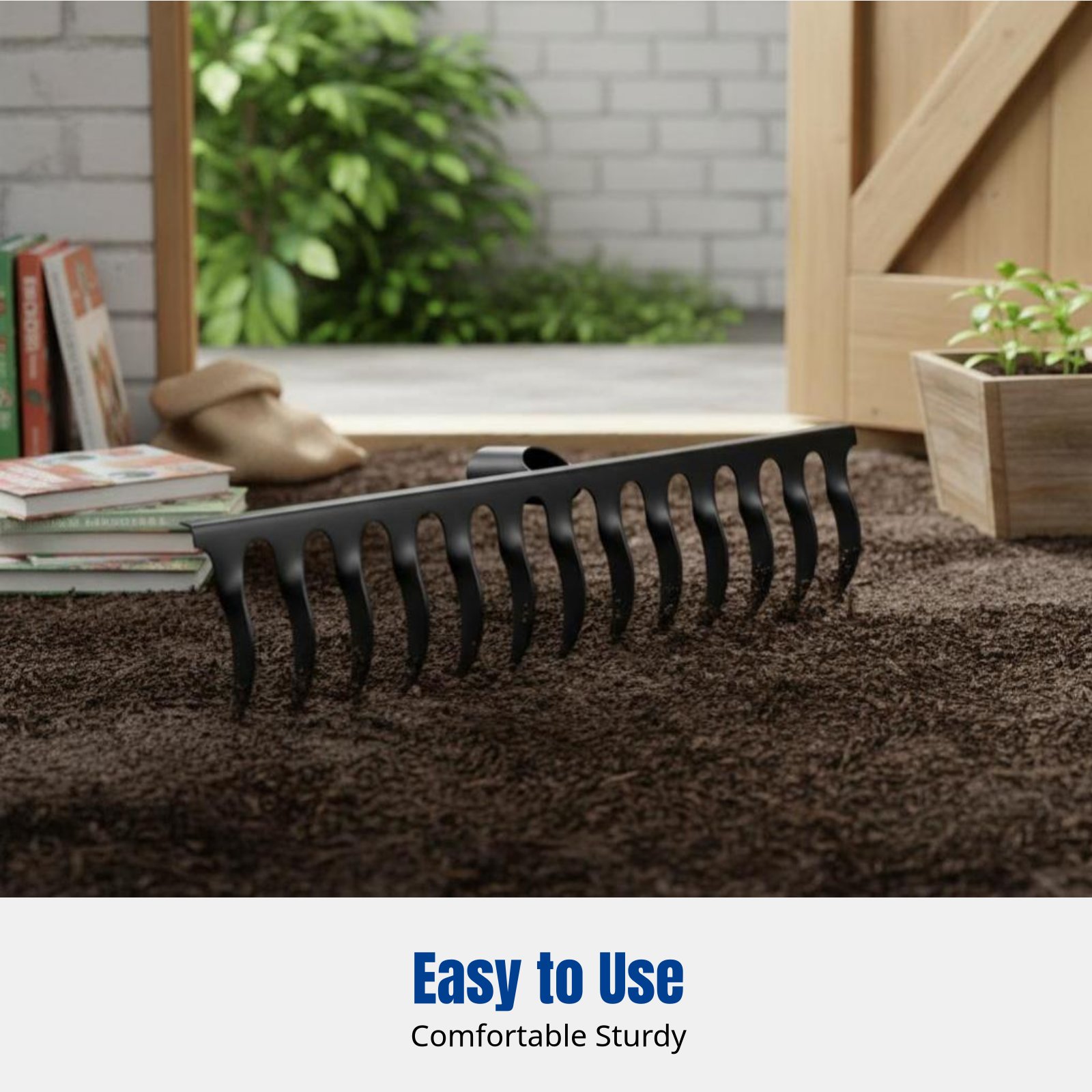 Rastrillo Espiral de Acero al  - Gardening Tools Rake reseña y precio