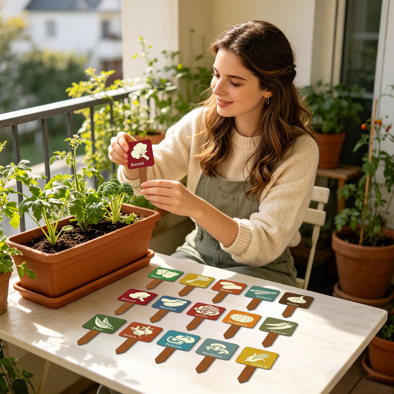Marcadores de plantas de jardí - Garden Row Marker reseña y precio
