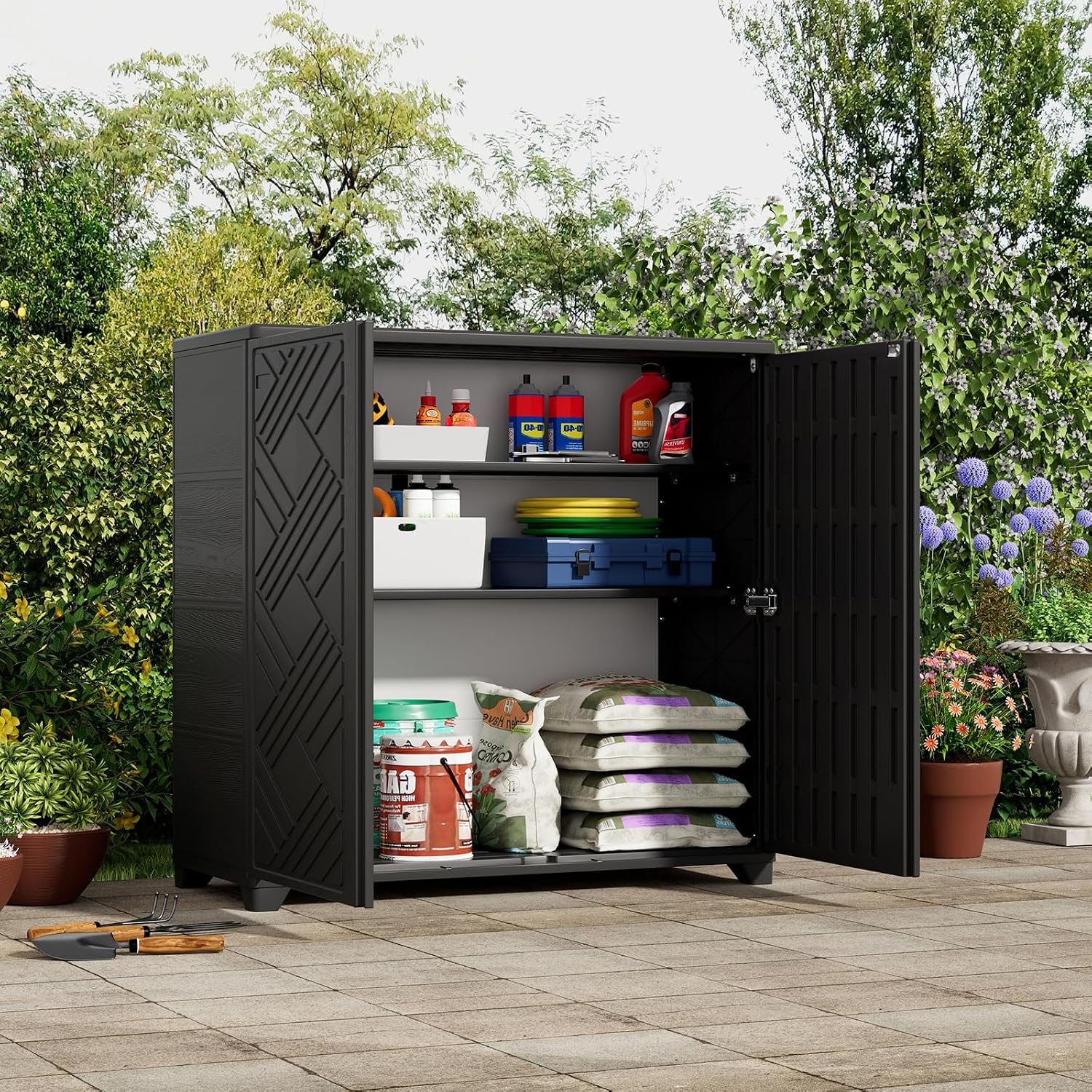 Armario de Almacenamiento Inte - Gardening Tools Organizer reseña y precio