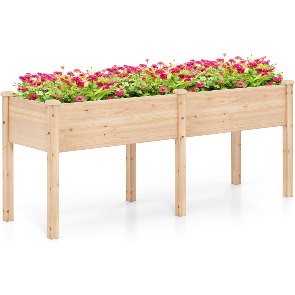Jardinera Elevada, Caja de Mad - Raised Bed Planter Box reseña y precio