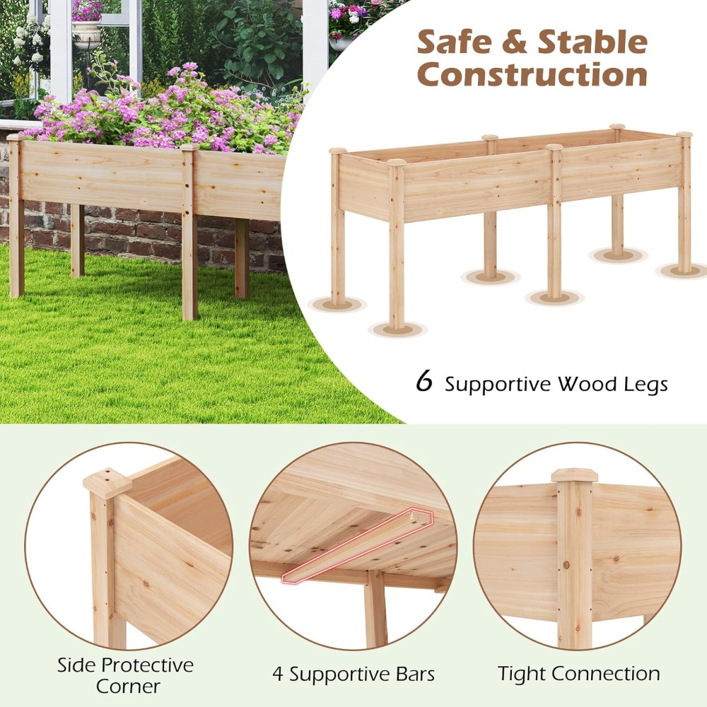Jardinera Elevada, Caja de Mad - Raised Bed Planter Box reseña y precio