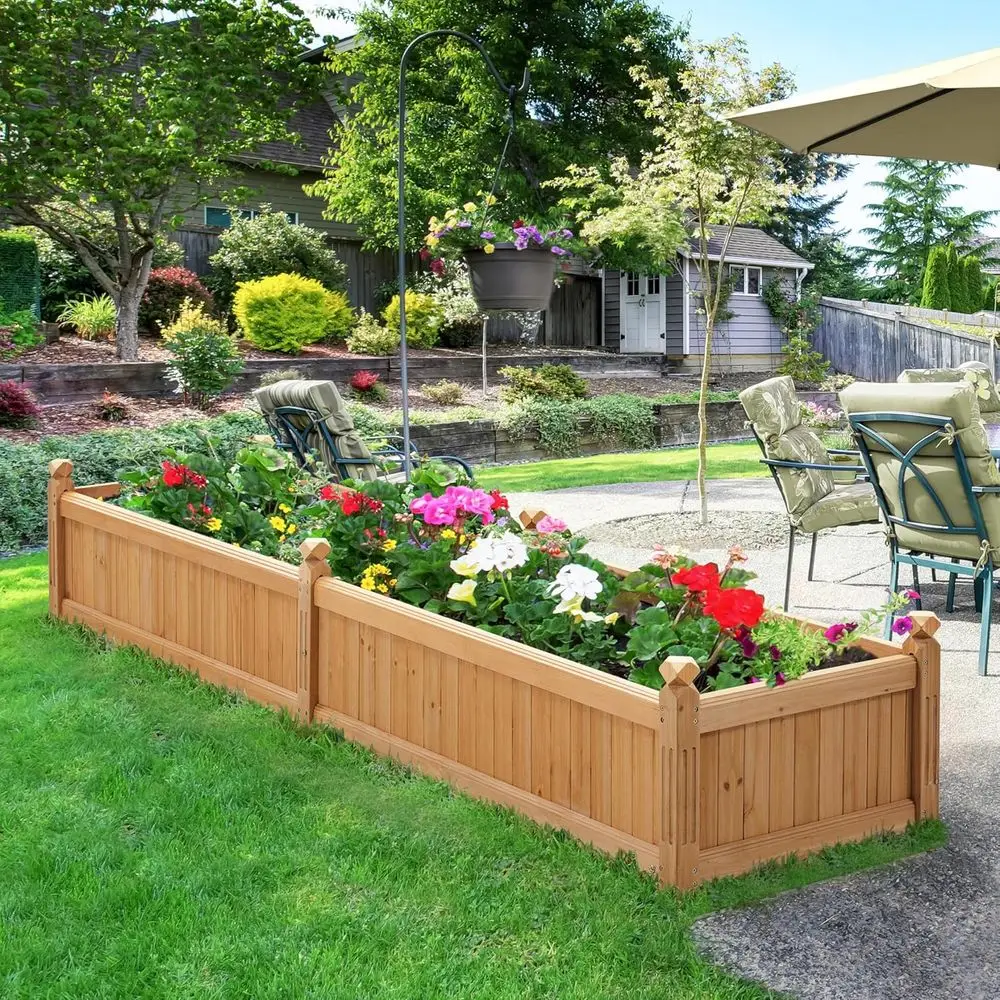 Jardinera Elevada de Madera Ma - Raised Bed Planter Box reseña y precio