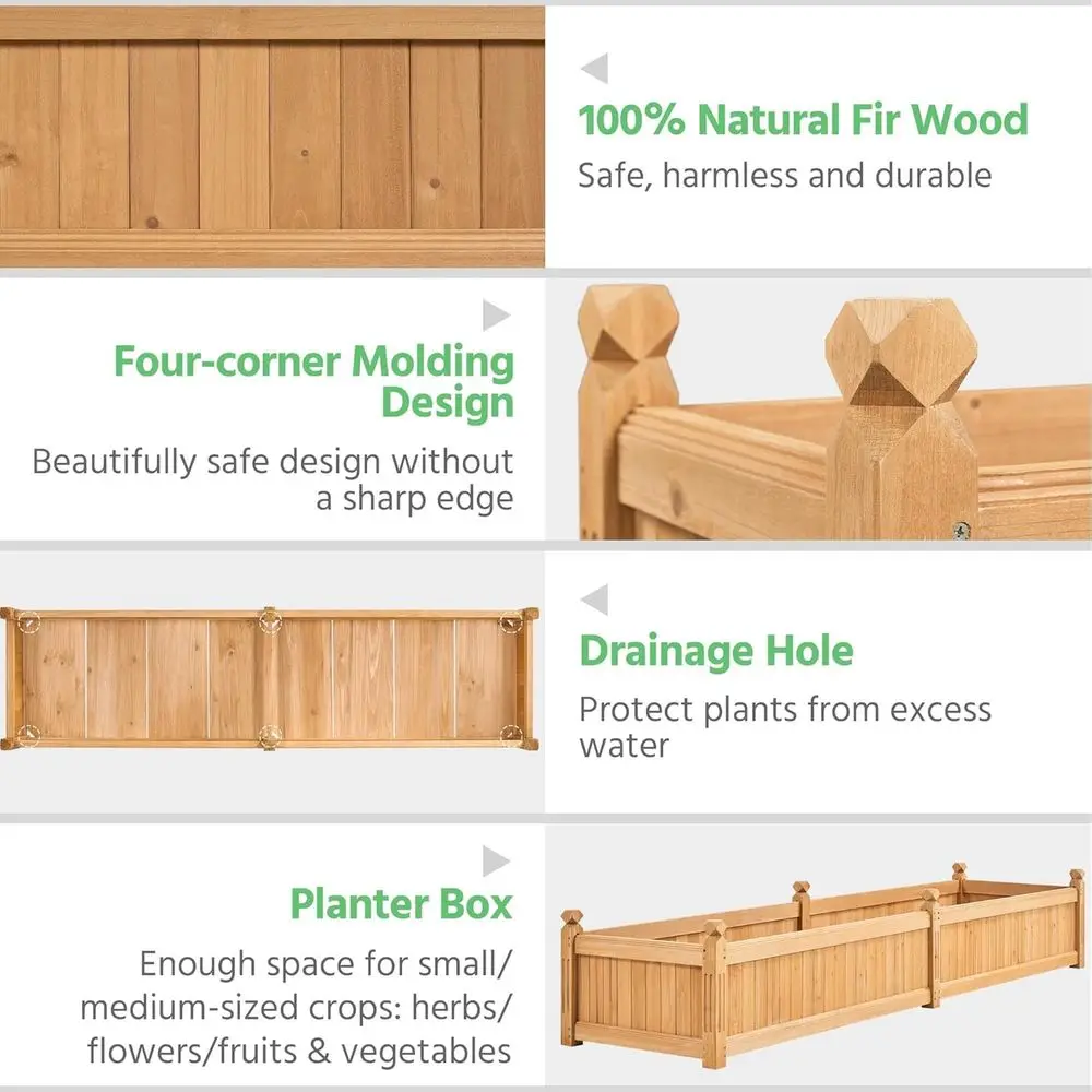 Jardinera Elevada de Madera Ma - Raised Bed Planter Box reseña y precio