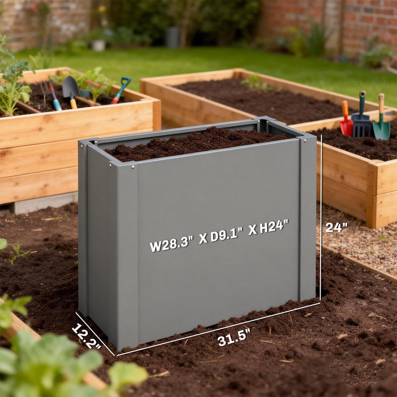 Jardinera Elevada Outsunny, Ga - Raised Bed Planter Box reseña y precio