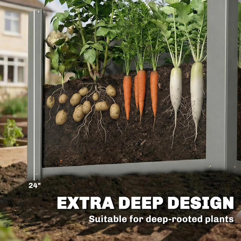 Jardinera Elevada Outsunny, Ga - Raised Bed Planter Box reseña y precio