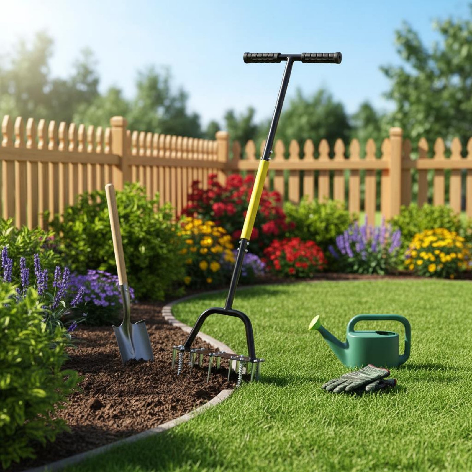 Cortador de bordes de césped m - Gardening Tools Long reseña y precio