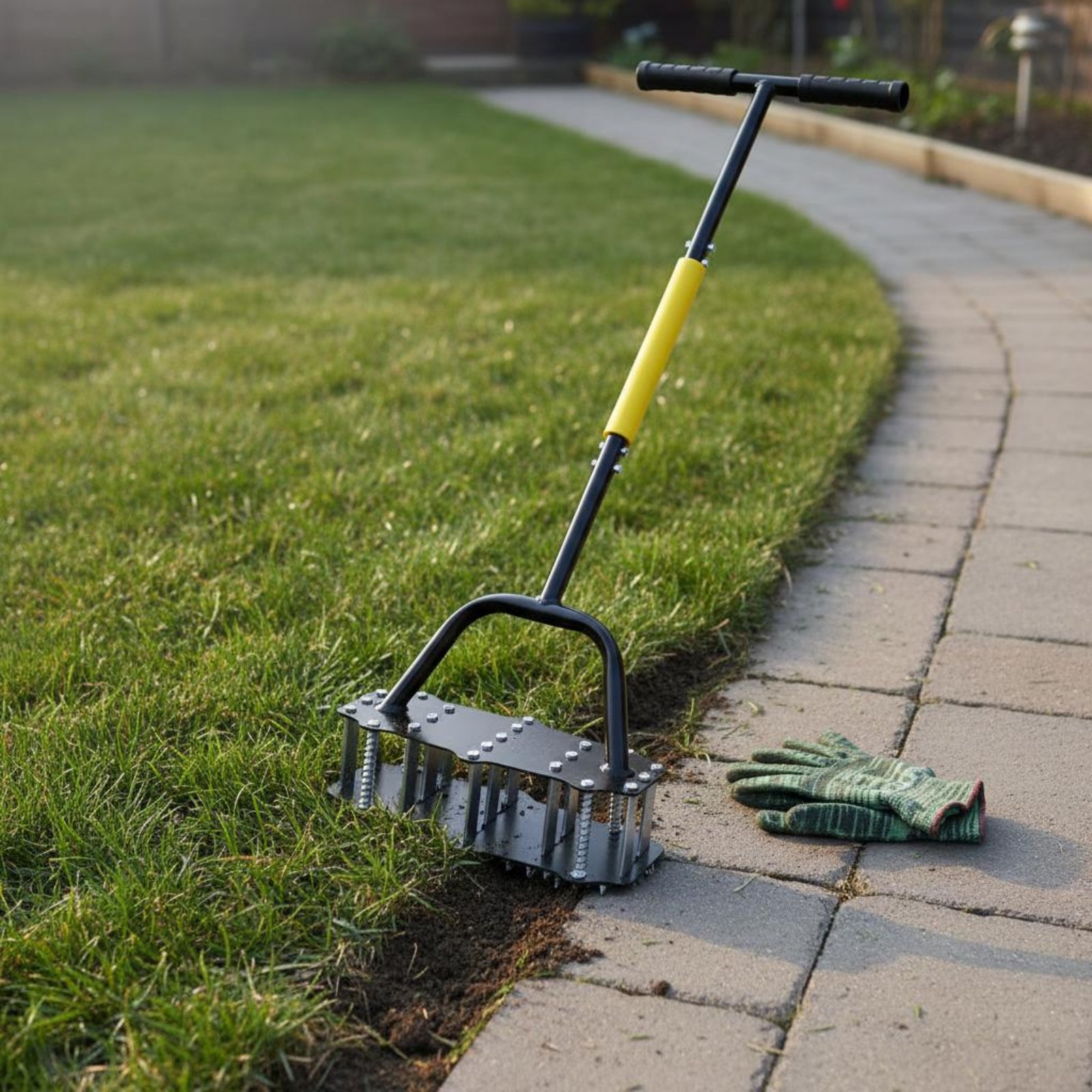 Cortador de bordes de césped m - Gardening Tools Long reseña y precio