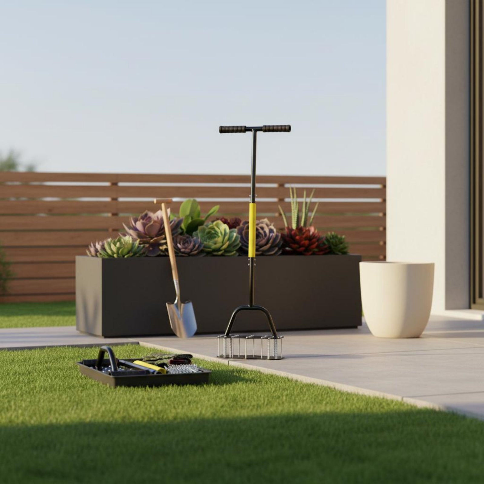 Cortador de bordes de césped m - Gardening Tools Long reseña y precio