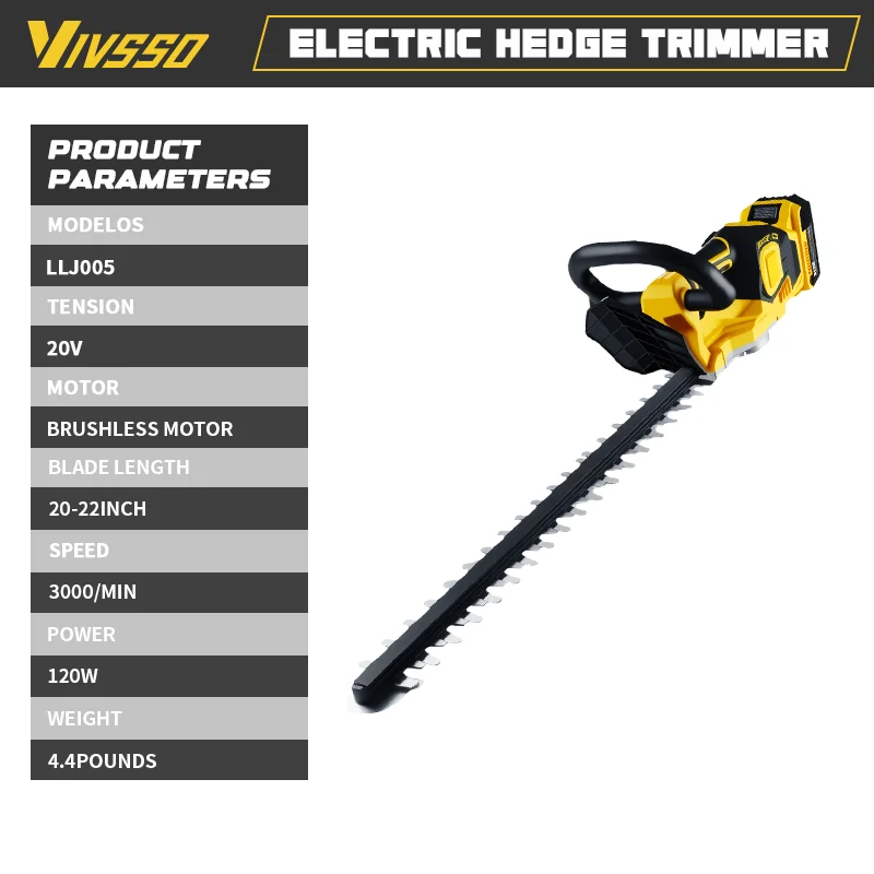 VIVSSO- cortasetos eléctrico i - Gardening Tools Rake reseña y precio