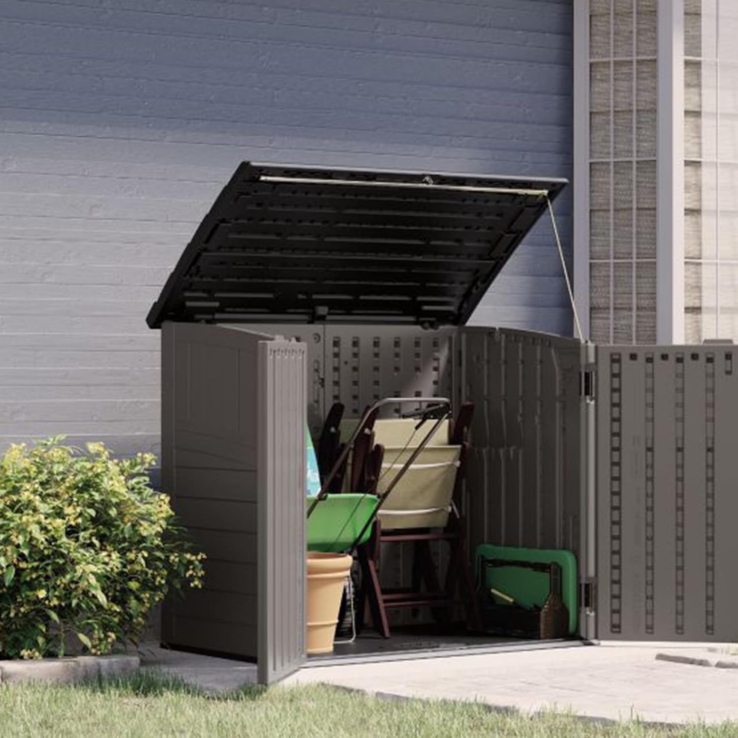 Caseta de almacenamiento exter - Gardening Tools Organizer reseña y precio