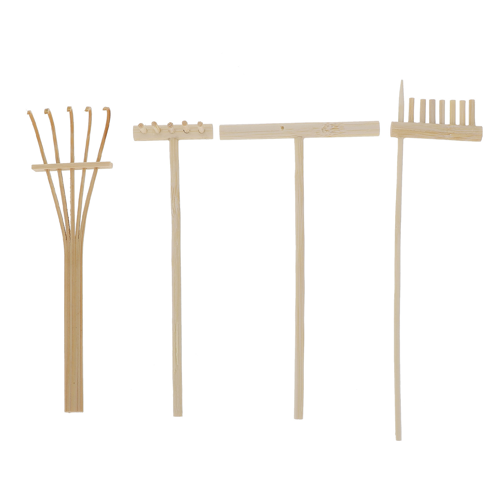 4 Piezas de Mini Rastrillos de - Gardening Tools Rake reseña y precio