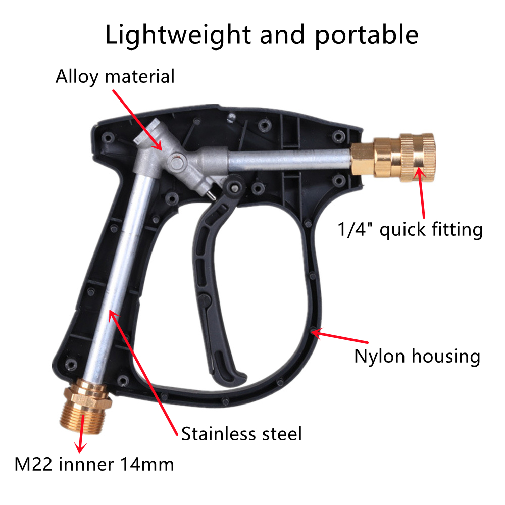 Pistola de lavado a presión +  - Gardening Tools Shop reseña y precio