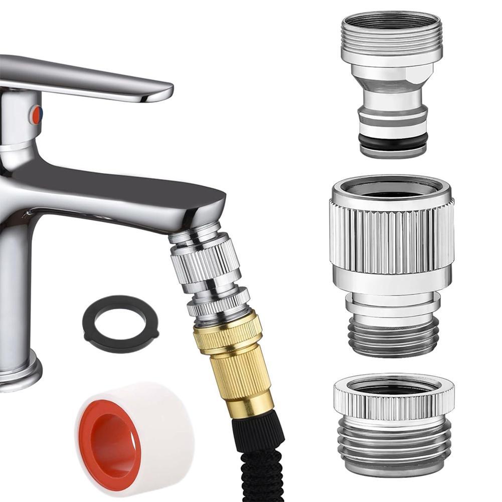 Juego de adaptadores de grifo  - Gardening Tools Shop reseña y precio