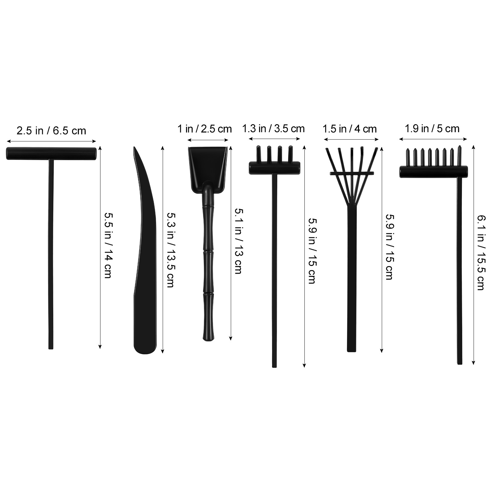 Kit de 6 Herramientas para Jar - Gardening Tools Rake reseña y precio
