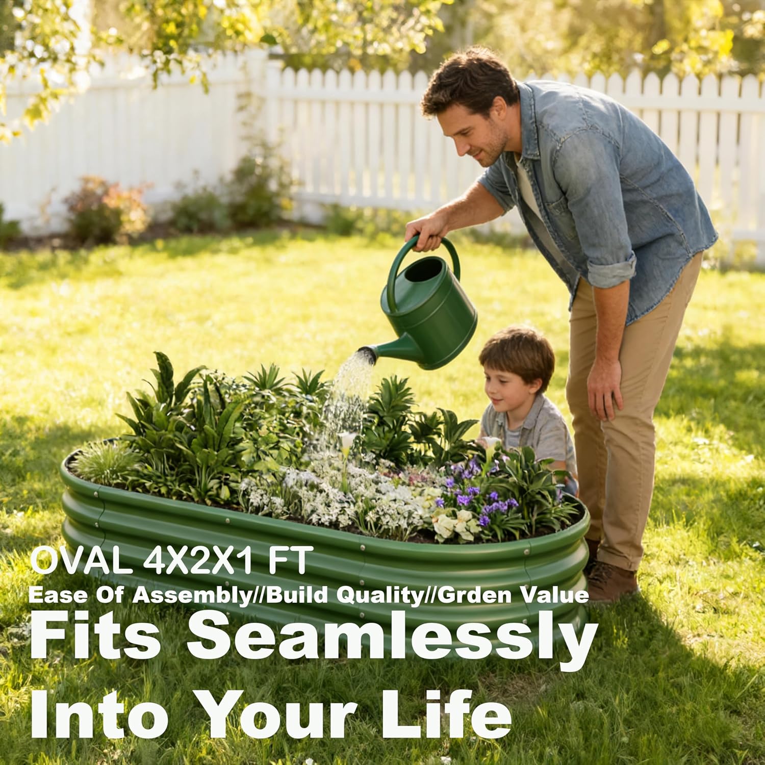 Kit de Jardinera Elevada Galva - Raised Bed Planter Box reseña y precio