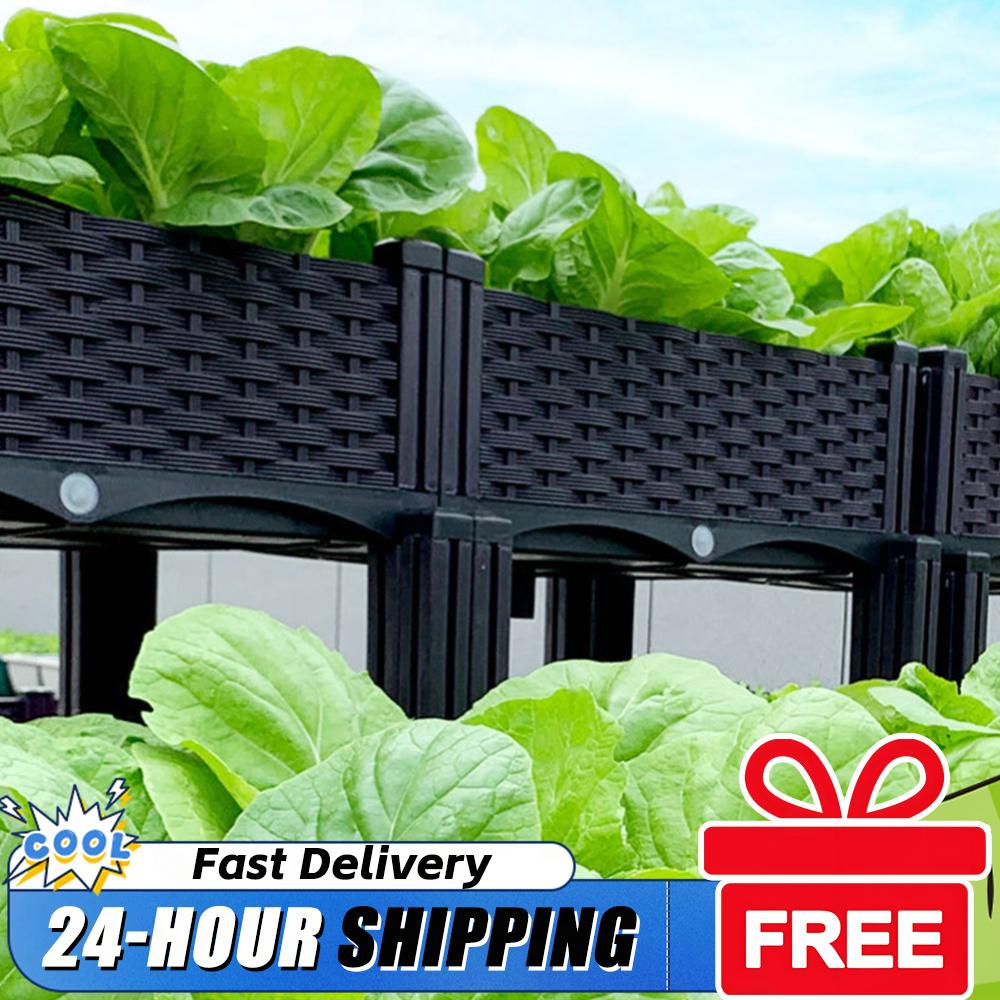 Jardinera Elevada de Plástico  - Raised Bed Planter Box reseña y precio