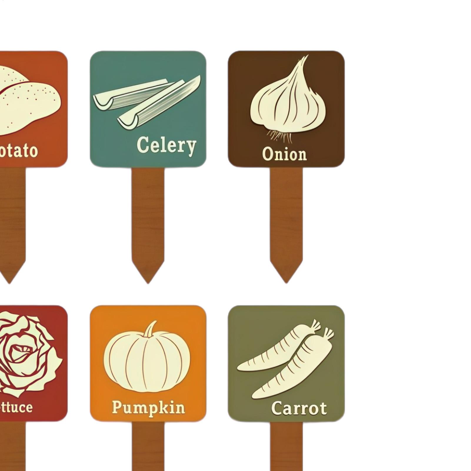 Etiquetas para huertos, 15 pie - Garden Row Marker reseña y precio