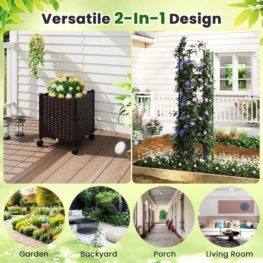 Jardinera Elevada 87 con Enrej - Raised Bed Planter Box reseña y precio