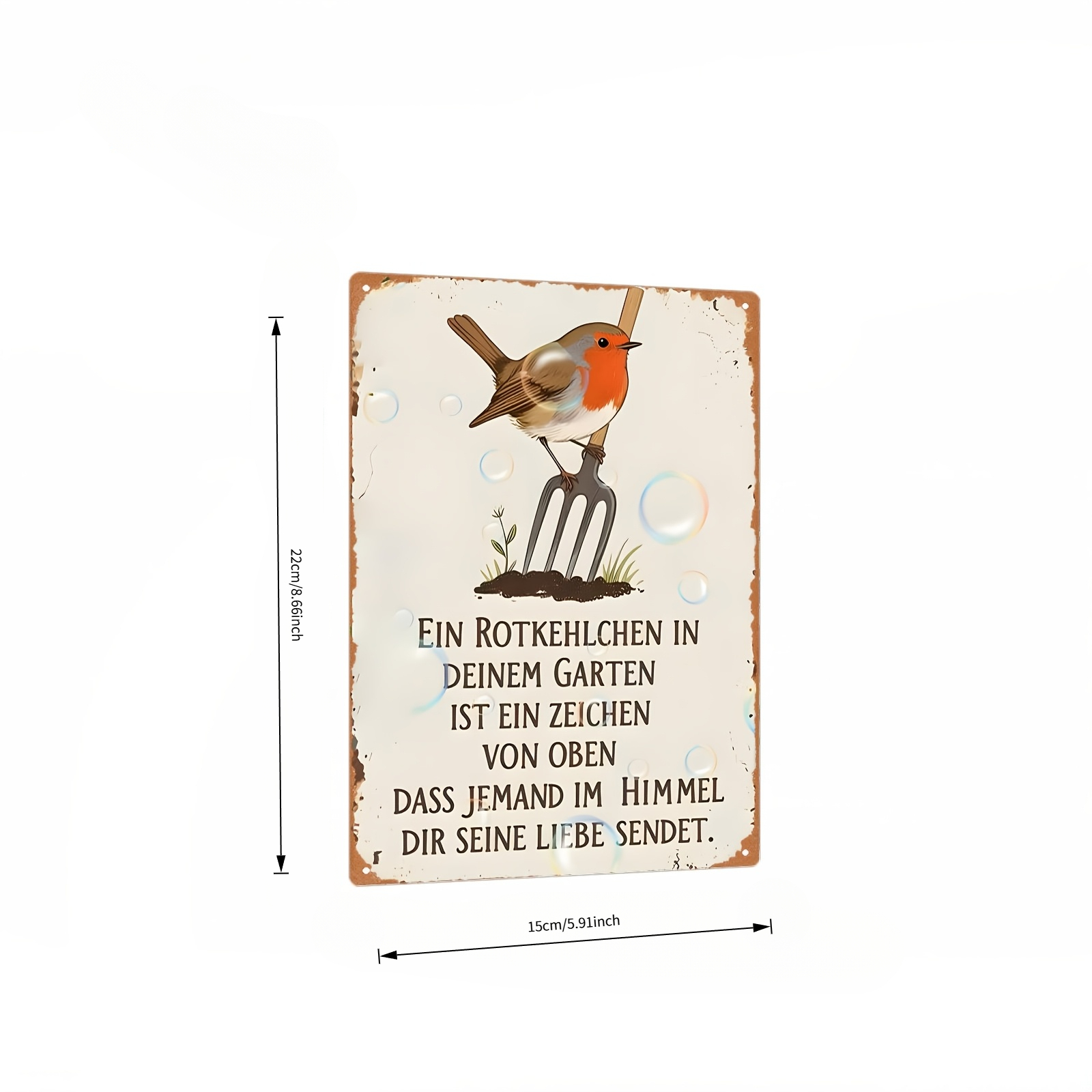 Letrero de Madera Vintage Retr - Gardening Tools German reseña y precio