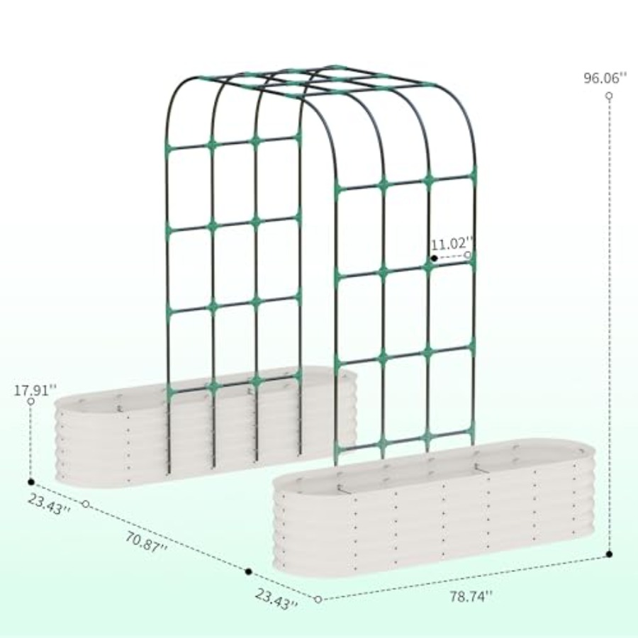 Jardinera Elevada Galvanizada  - Raised Bed Planter Box reseña y precio