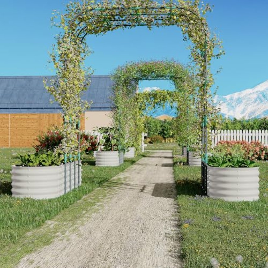 Jardinera Elevada Galvanizada  - Raised Bed Planter Box reseña y precio