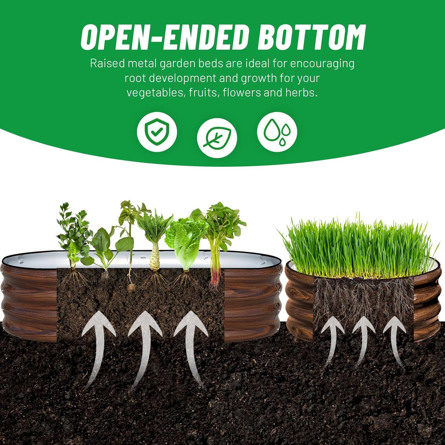 Kit de 3 Jardineras Elevadas d - Raised Bed Planter Box reseña y precio