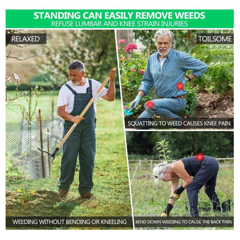 Herramienta extractora de mala - Gardening Tools Long reseña y precio