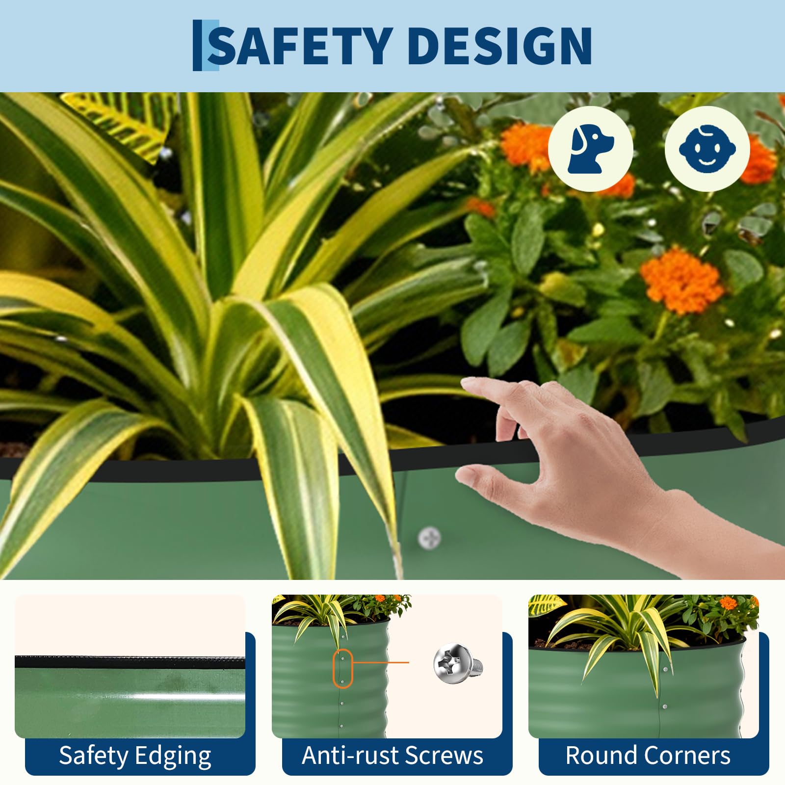 Jardinera Elevada Galvanizada  - Raised Bed Planter Box reseña y precio