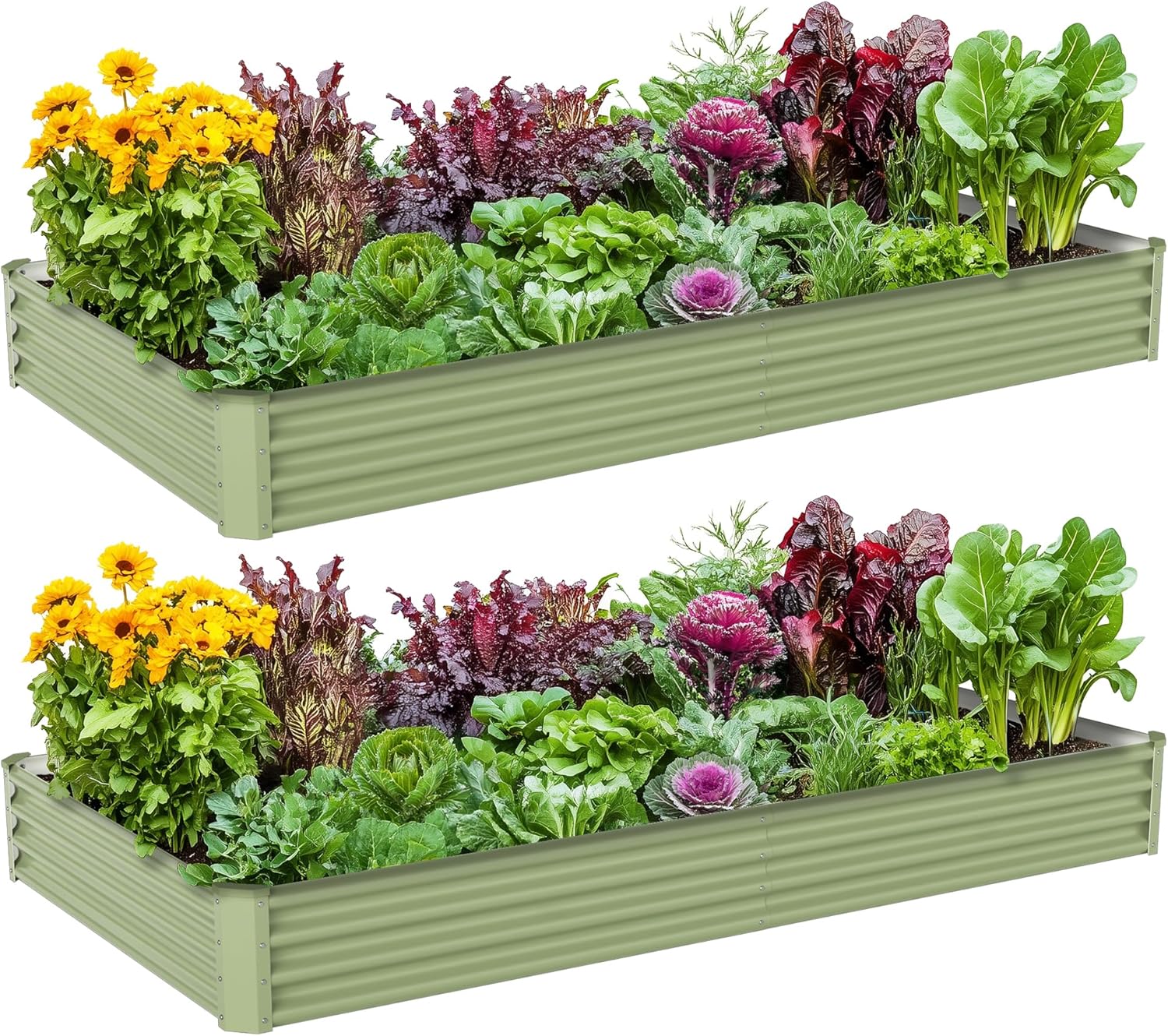 Jardinera Elevada Metálica par - Raised Bed Planter Box reseña y precio