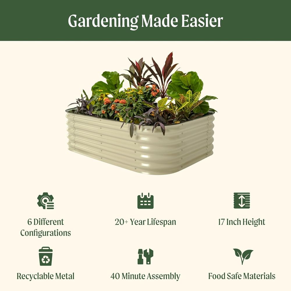 Vego garden Kits de jardineras - Raised Bed Planter Box reseña y precio