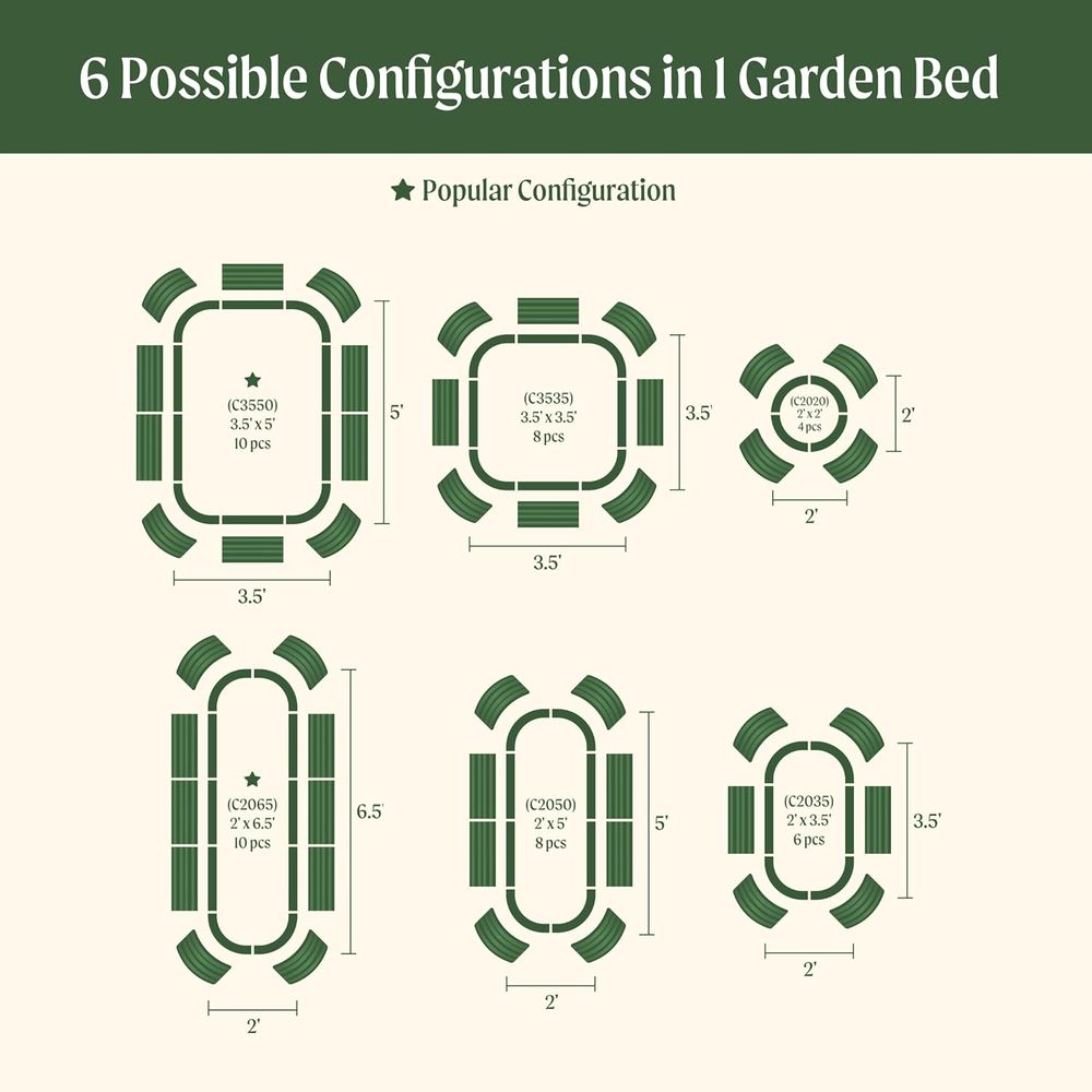 Vego garden Kits de jardineras - Raised Bed Planter Box reseña y precio