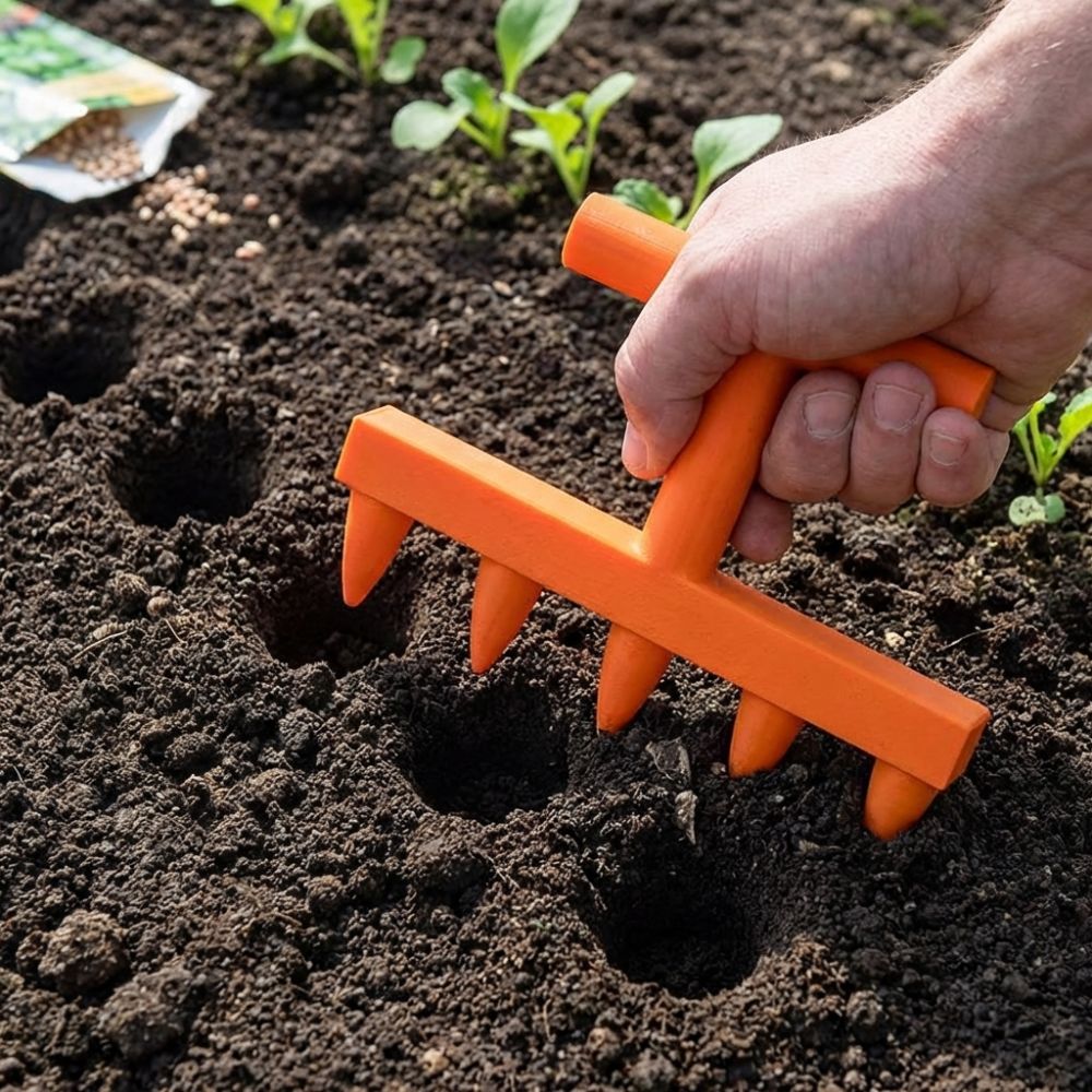 Herramienta Manual de Plástico - Garden Row Marker reseña y precio