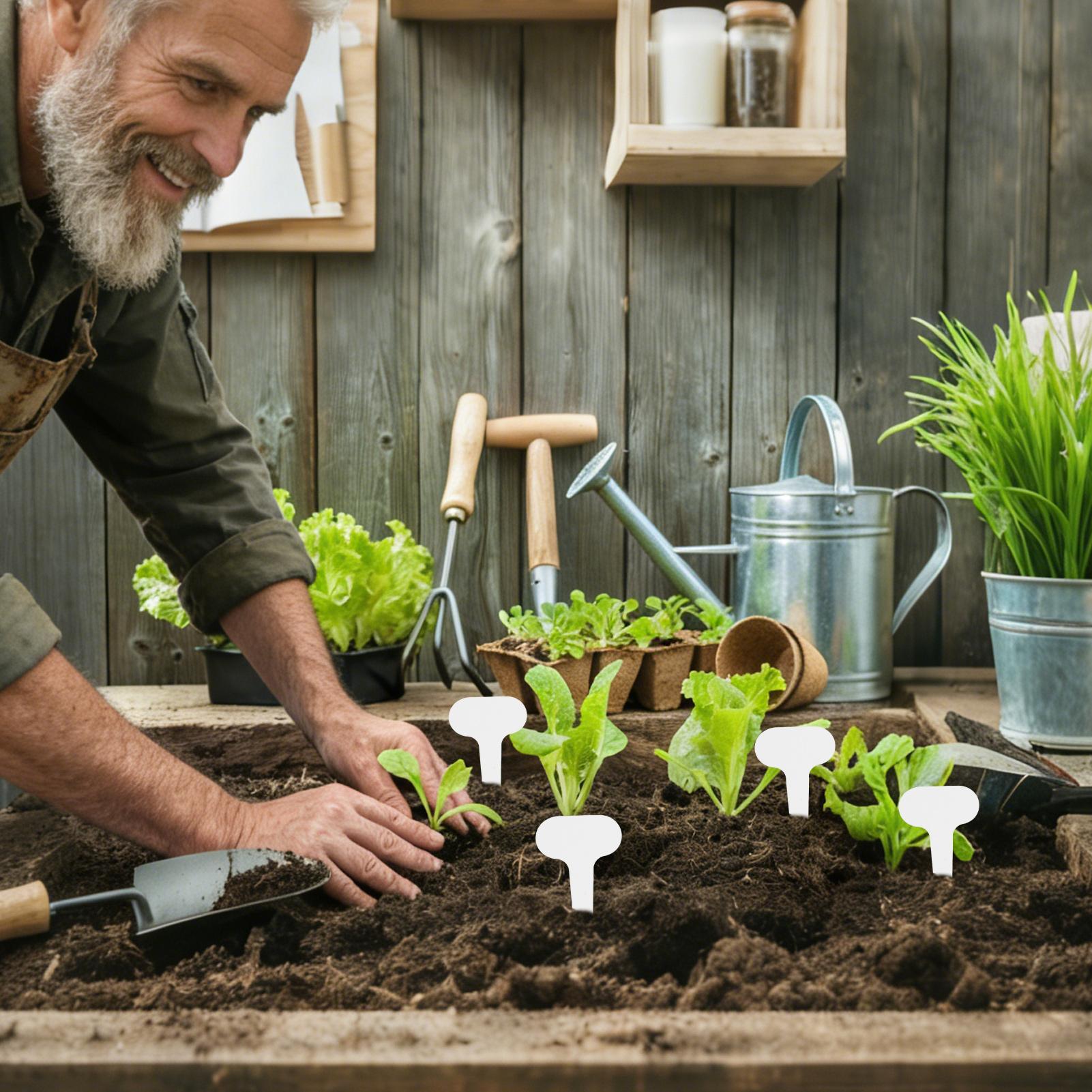Marcadores de jardinería, etiq - Gardening Tools Labeled reseña y precio