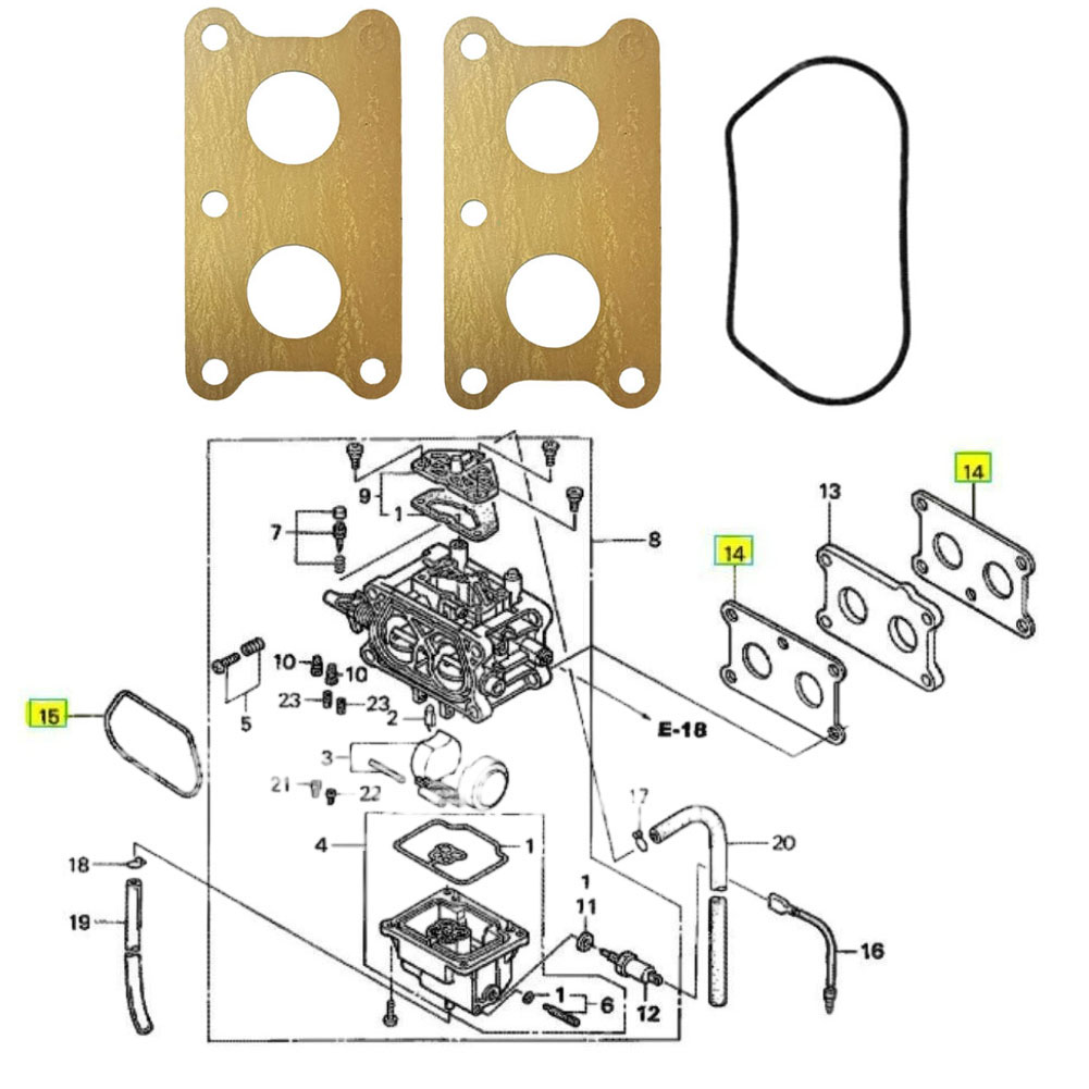 Kit de reparación de carburado - Gardening Tools Shop reseña y precio