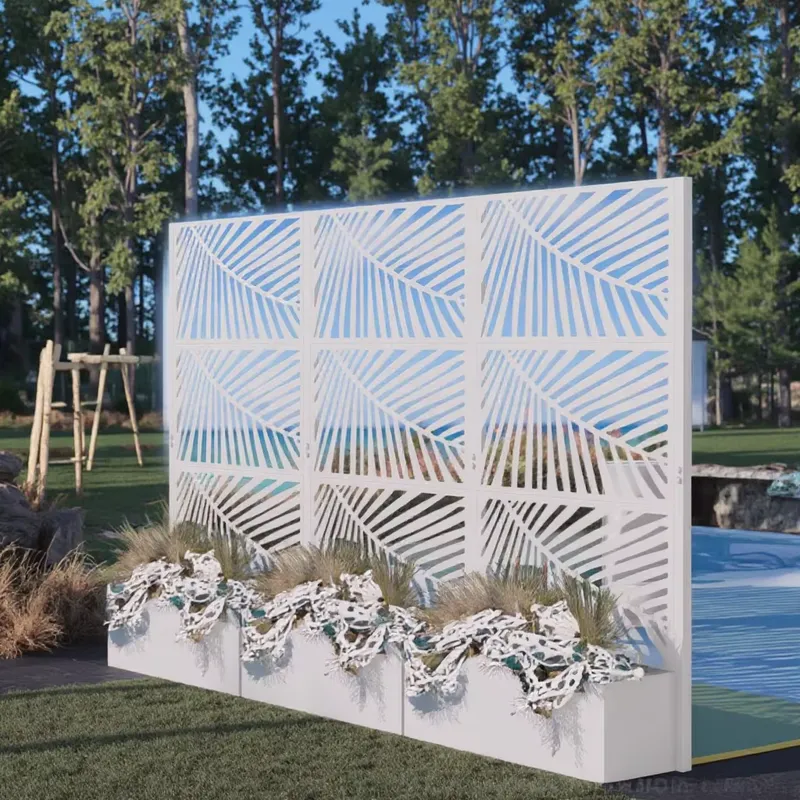 Elegante pantalla de privacida - Raised Bed Planter Box reseña y precio