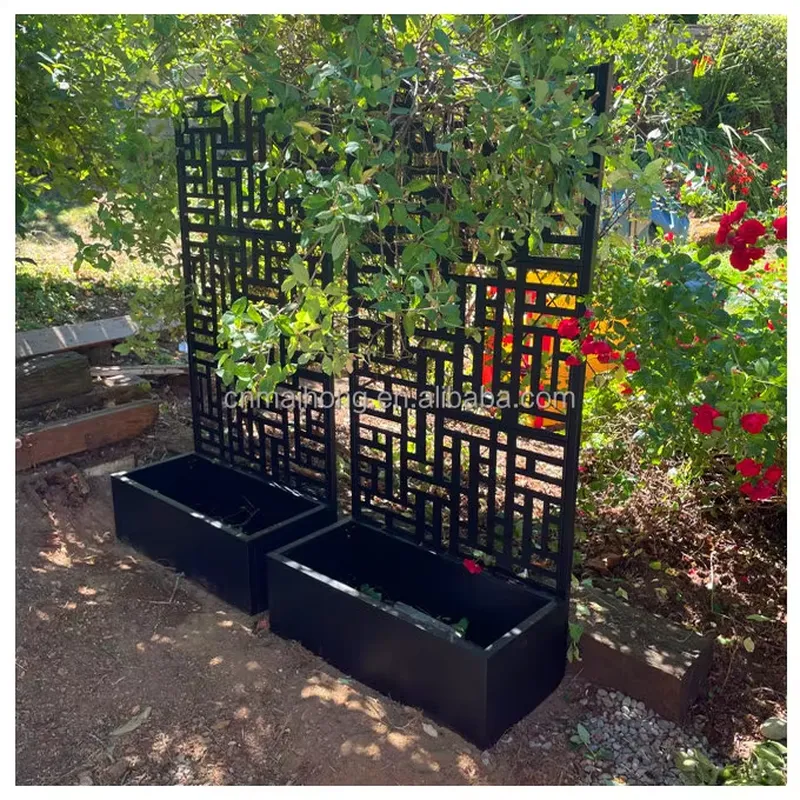 Elegante pantalla de privacida - Raised Bed Planter Box reseña y precio