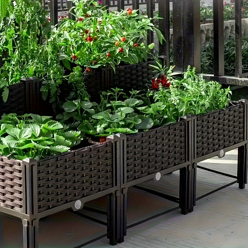 Jardinera Elevada para Jardín, - Raised Bed Planter Box reseña y precio