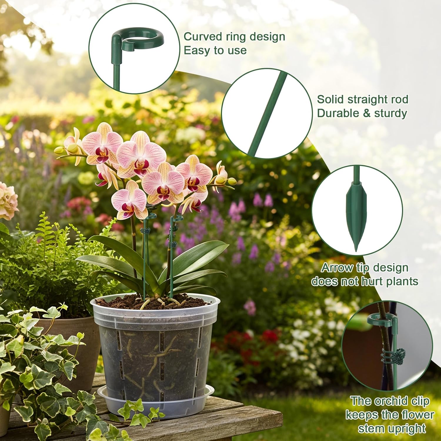 Estacas de Soporte para Planta - Orchid Potting Mix reseña y precio